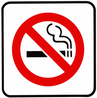 The International No-Smoking Symbol. - The International No-Smoking Symbol.
