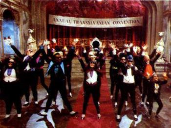 Time Warp - The scene from the movie The Rocky Horror Picture Show