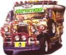 Philippine jeepney - mode of transportation commonly used in the Philippines.