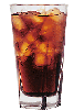 yummy cola with ice - nothing better than cola