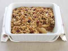 Cranberry Pear Crisp - Cranberry or Cherry Pear Crisp food Cranberry Pear Crisp - Cranberry or Cherry Pear Crisp food