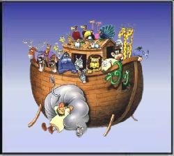 Noahs Ark - Where he lived for 40 days and 40 nights