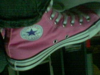Pink Chuck Taylor - My first ever Chucks. I wish to follow them. Probably buying one pair every year.
