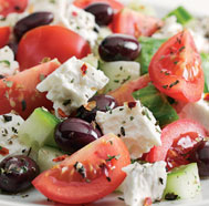 Greek Salad - One of the more tasty and healthy salad..