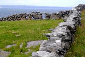 Stone wall in the Burren, Ireland - This is an ancient stone wall in the Burren, in Ireland. THe Burren is an area of Ireland that was over-pasturized 1000 years ago, and still hasn't completely restored itself. Anyhow, this is out near the atlantic, and it's beautiful. Stone wall in the Burren, Ireland - This is an ancient stone wall in the Burren, in Ireland. THe Burren is an area of Ireland that was over-pasturized 1000 years ago, and still hasn't completely restored itself. Anyhow, this is out near the atlantic, and it's beautiful.