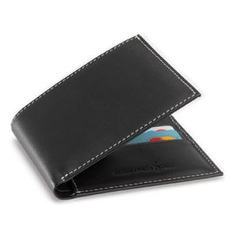 A picture of wallet - A picture of black leather wallet