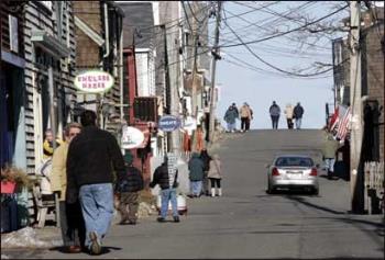 Rockport Mass - a touristy town in the summer Rockport Mass - a touristy town in the summer