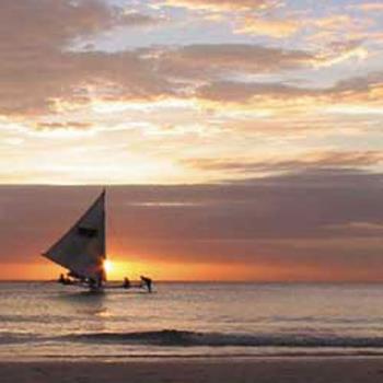 bora sunset i took - the famous boracay sunset!