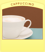 cappuccino - try this freshly brewed