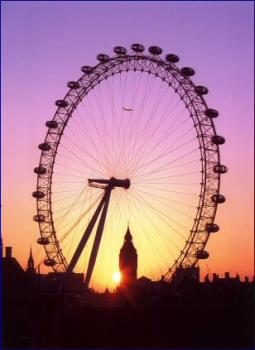 London Eye - The London Eye by night, sunset even! London Eye - The London Eye by night, sunset even!