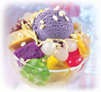 Halo-halo - halo-halo is the best.. try it..