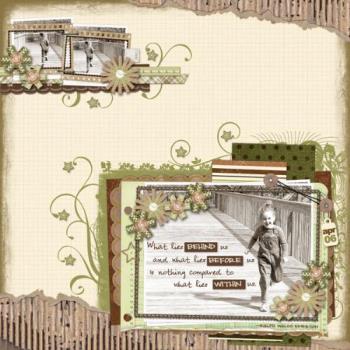 example page - example scrapbook page