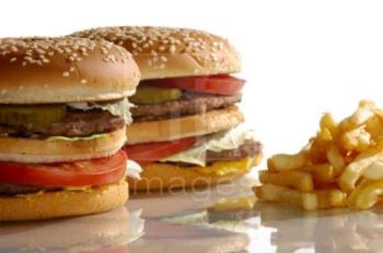 Hamburger and fries please. - What a wonderful combination fattening but wonderful. Do you agree?
