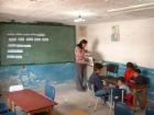 school rooms - rooms with teacher and students..