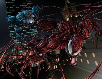Venom vs. Carnage - This is an amazing piece of work, featuring Venom and Carnage, villains of your friendly neighborhood Spider-Man