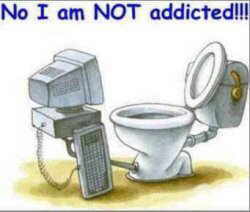Computer Addict - Are you so addicted to your computer that you even take it to the toilet with you?