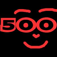 500 - 500 and smiling!