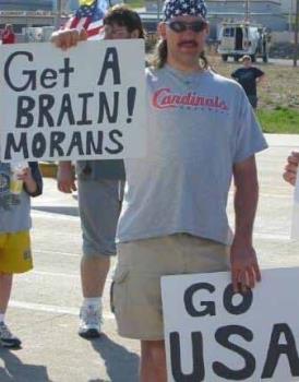 moron - moron sign