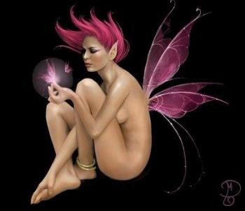 Faery - Faery with pink hair