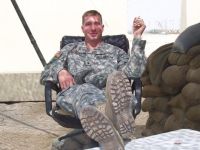 my hubby when he was overseas - This is a picutre of my hubby when he was overseas on deployment for 16 months