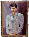 kramer from seinfeld - painting of kramer