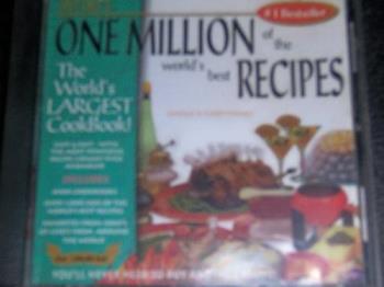 CD Rom Cookbook-Over a Million Recipes - My son and husband bought me this cookbook on CD Rom.....I find it expecially easy to use...I just stick it in my laptop and carry it to the kitchen and the store....works perfectly!