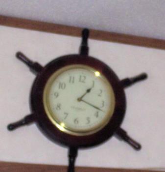 Time - This is the clock that hangs on the wall in my living room...I use it every day to help me manage the time that I have spend on certain activities. throughout the day.

