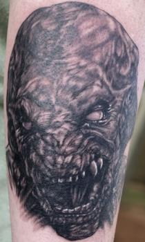 My tattoo of horror movie character Pumpkinhead as - My tattoo of horror movie character Pumpkinhead as created by Stan Winston