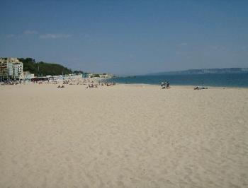 Beach in Santo Amaro de Oeiras, Portugal - image of the beach about a couple of miles from my place of residence. 