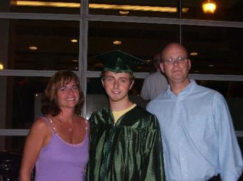 Me, Lee and Andrew - Andrews graduation.
