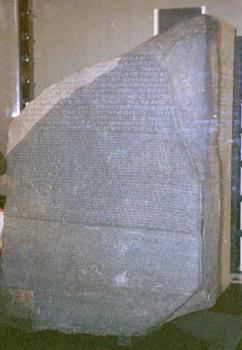 Rosetta Stone - A pix of the Rosetta Stone