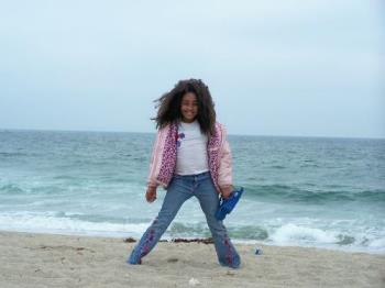 My niece - at Venice Beach..