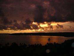 View from my house at dusk - Just after the sun set. An awesome view