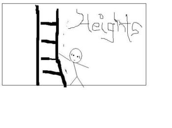 Heights: fear of - The fear of heights is quite a popular phobia that 
many people share..