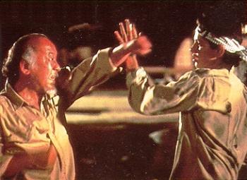 Wax on, Wax off! - Karate Kid scene with Mr. Miyagi teaching Daniel-san that the work he had Daniel-san doing was teaching him blocking moves. Wax on, Wax off! - Karate Kid scene with Mr. Miyagi teaching Daniel-san that the work he had Daniel-san doing was teaching him blocking moves.