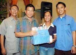 our newspaper pic - with ninong rody of davao city