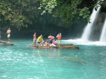 Waterfalls - A beautiful waterfalls where people enjoy.