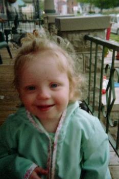My da ughter Bella - This is my little girl Bella. She's two. This was springtime 2007!