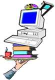 books and internet - students now prefer internet rather than books to research.