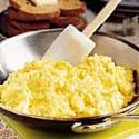 Scrambled eggs - A skillet of scrambled eggs