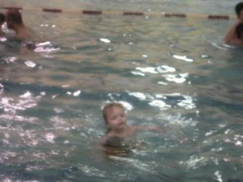 Sky swimming - This is Skylar swimming at age 2 years old:)
