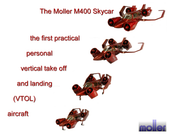 Flying cars - A picture of the latest Skycar