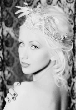 Christina Aguilera - Christina Aguilera on her photo shoot for her Back to Basics album