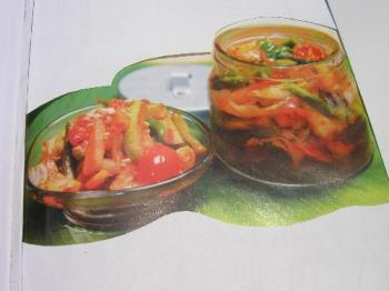 appetiser - sweet and sour assorted pickled vegetables