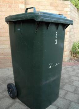 wheelie-bin. a standard waste receptacle for Uk ho - wheelie-bin. a standard waste receptacle for Uk households.