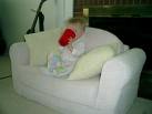 couch - baby in the couch image