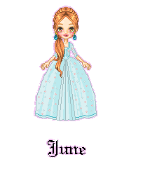June Princess - Since it is June I thought I whould share this June Princess.