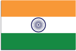 National Flag of India - The tri-colored flag of India
