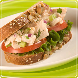 My tuna sandwich - Isn&#039;t it delicious?! 