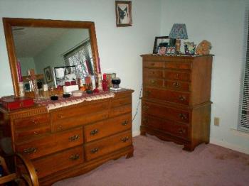 Left half of my bedroom - Taken from the doorway
